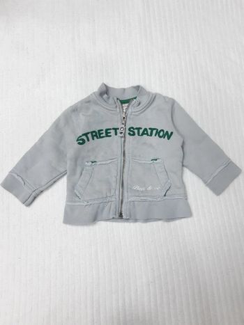 Gilet zippé Mila Blue 3 mois