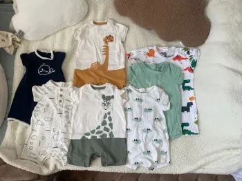 Lots Grenouillère short bébé