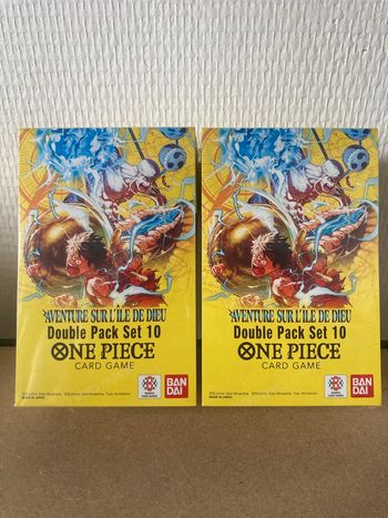 One Piece - Lot de 2 Double Pack Set 10 FR - Aventure sur l’île de Dieu - Scellé