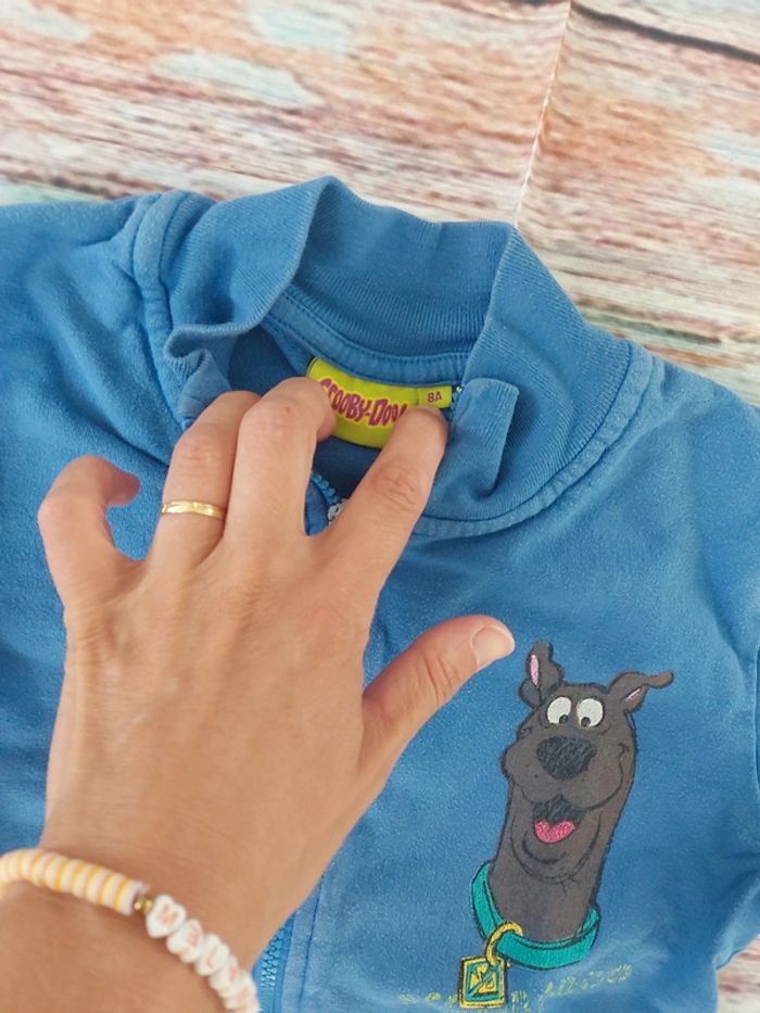 Gilet scooby doo 8 ans garçon - photo numéro 2
