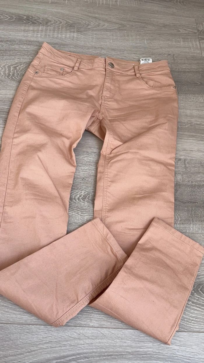 Pantalon léger femme saumon taille 38 - photo numéro 3