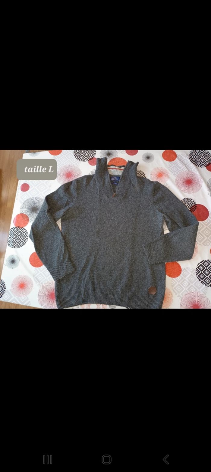 Pull chaud en laine d'agneau 👨 taille L