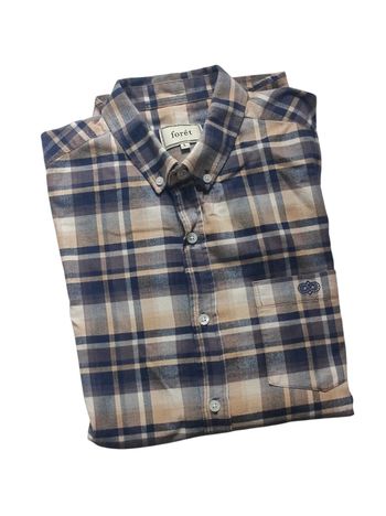 Chemise à carreaux coton L / 40