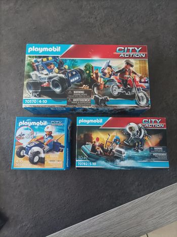 Lot de playmobil police