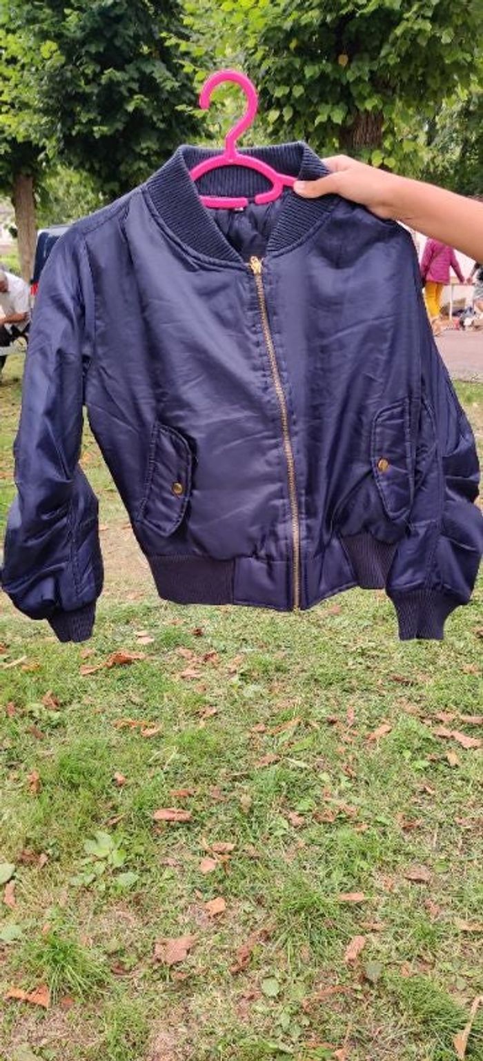 Bombers veste bleu 10 ans