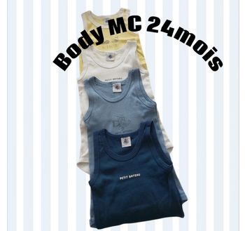 Lots Body MC Petit bateau 24mois 