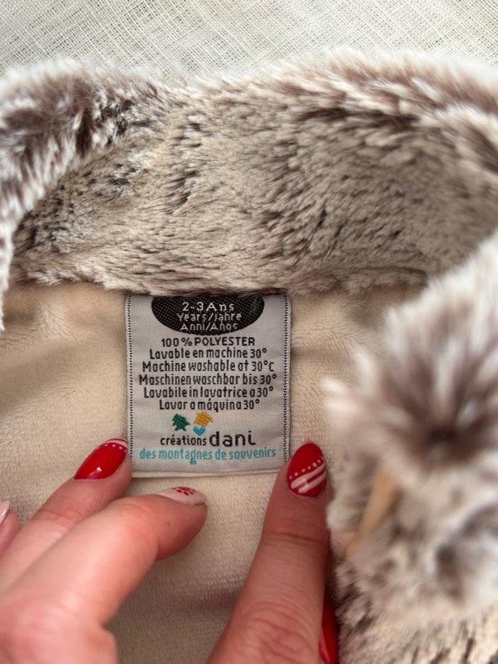 Gilet sans manches marmotte T2/3 ans - photo numéro 4