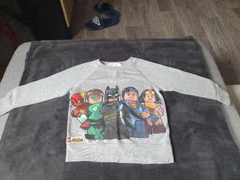 Pull super hero dc lego T4 ans