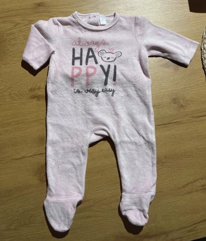 Pyjama bébé fille velours