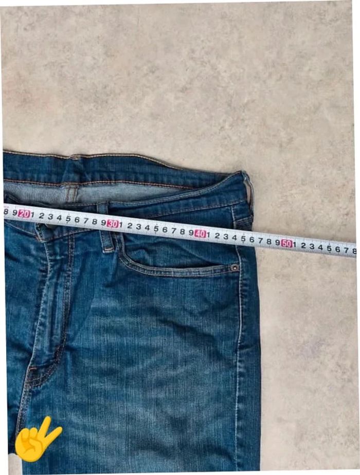 Jeans Levi's 514 W36 FR46 L29 coupe droite bleu Homme Men pan366b - photo numéro 4