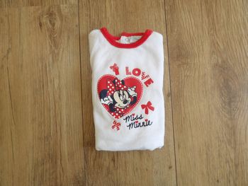 Pyjama velours - Minnie-  1 mois