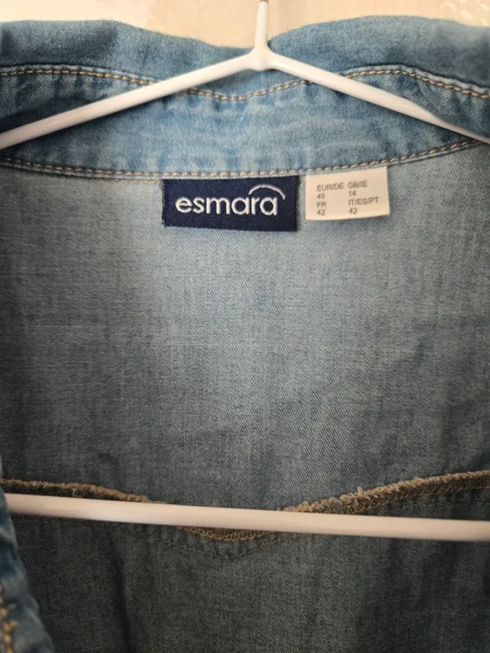 Chemise en jeans Esmara - photo numéro 3