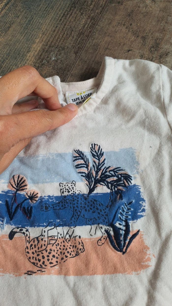 T-shirt tao 18 mois en très bon état - photo numéro 3
