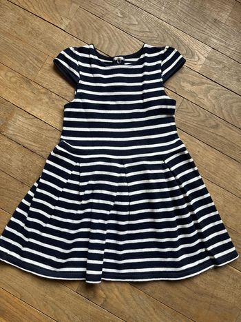 Robe rayée Petit Bateau 6 ans
