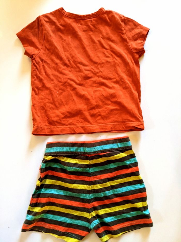 Ensemble tee shirt short DPAM 9 mois 71 cm - photo numéro 3