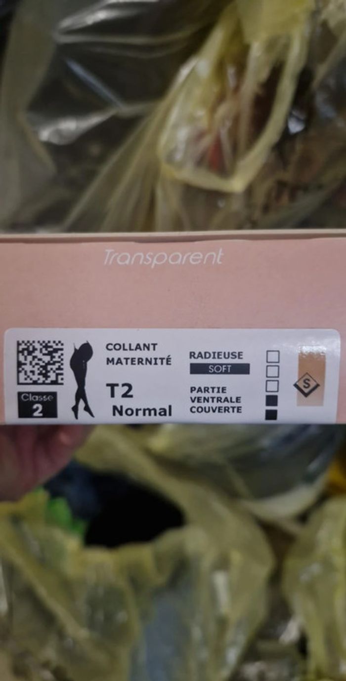 Collant maternité transparent partie ventrale couverte Smartleg - photo numéro 3