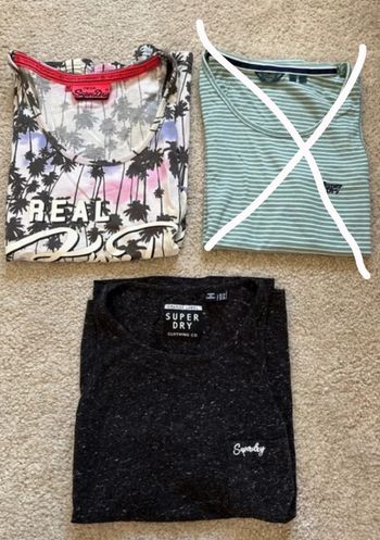 Lot de 2 débardeurs Superdry taille M