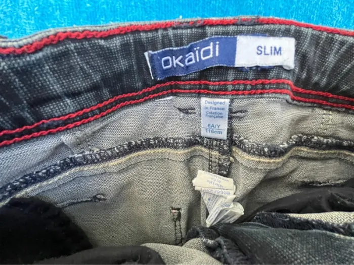 Jeans Okaidi slim 6 ans - photo numéro 4