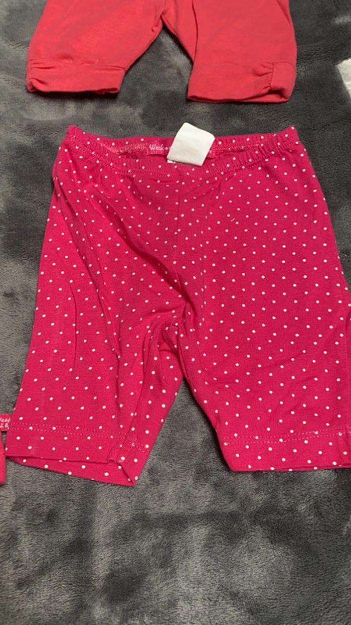 Lot de 4 legging court - 6 mois - photo numéro 4