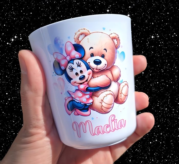 Verre incassable personnalisé neuf minnie