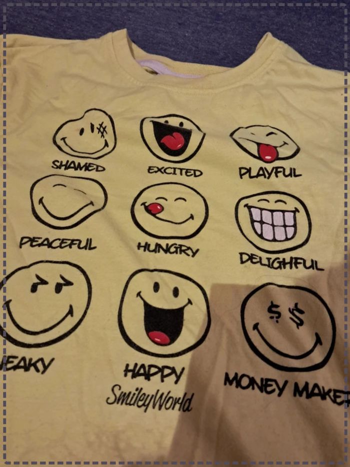 T-shirt Smiley 10ans - photo numéro 2