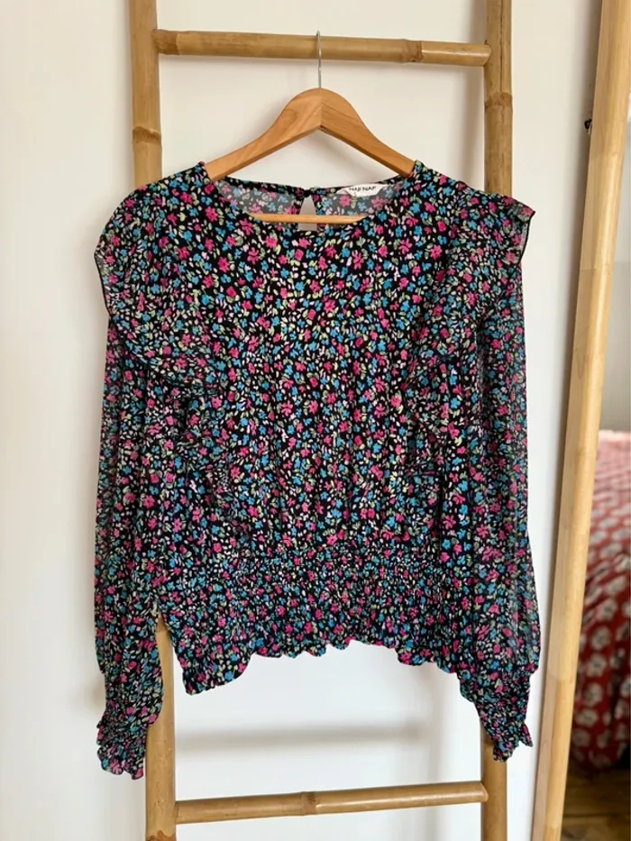 Blouse fleurie Naf Naf - photo numéro 3