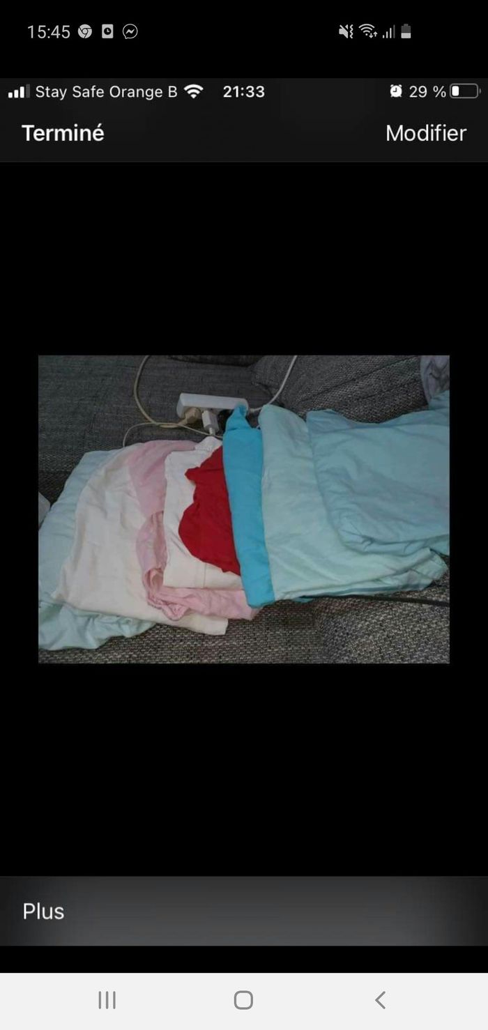 Gros sac reutilisable de drat de lit bebe housse de couette bebe - photo numéro 2