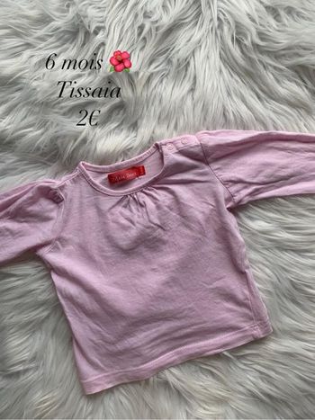 T-shirt 🌺 6 mois 🌺 Tissaia