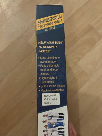 Ceinture post-partum 3 en 1