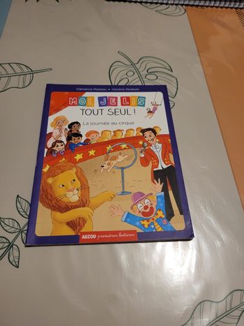 livre auzou la journée au cirque (3e)