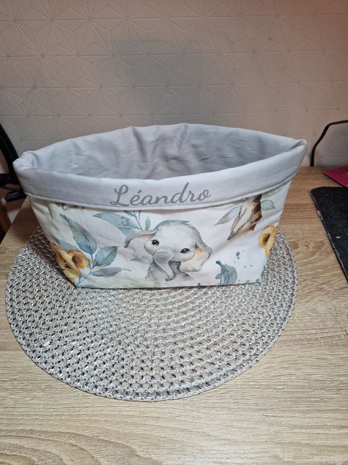 Corbeille en tissu personnalisé
