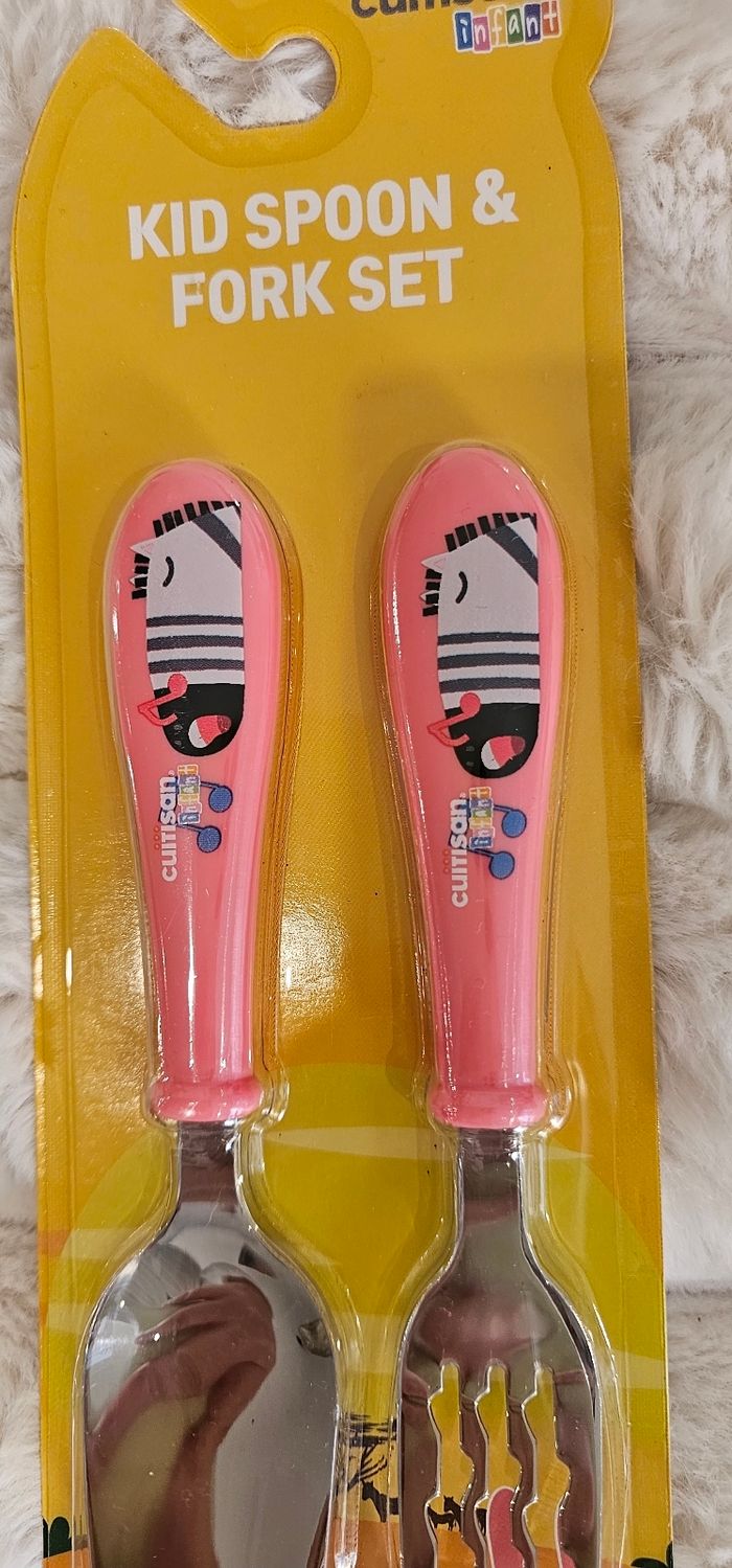 Ensemble de couverts en acier inoxydable Zèbre 🦓 Neufs - photo numéro 2