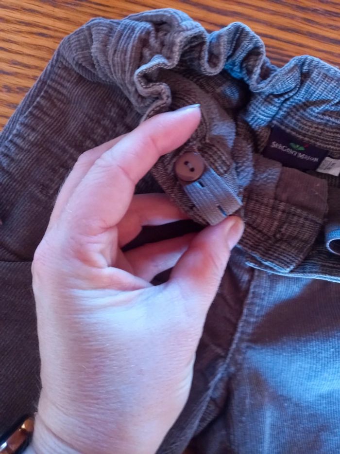 Pantalon en velours doublé - photo numéro 7