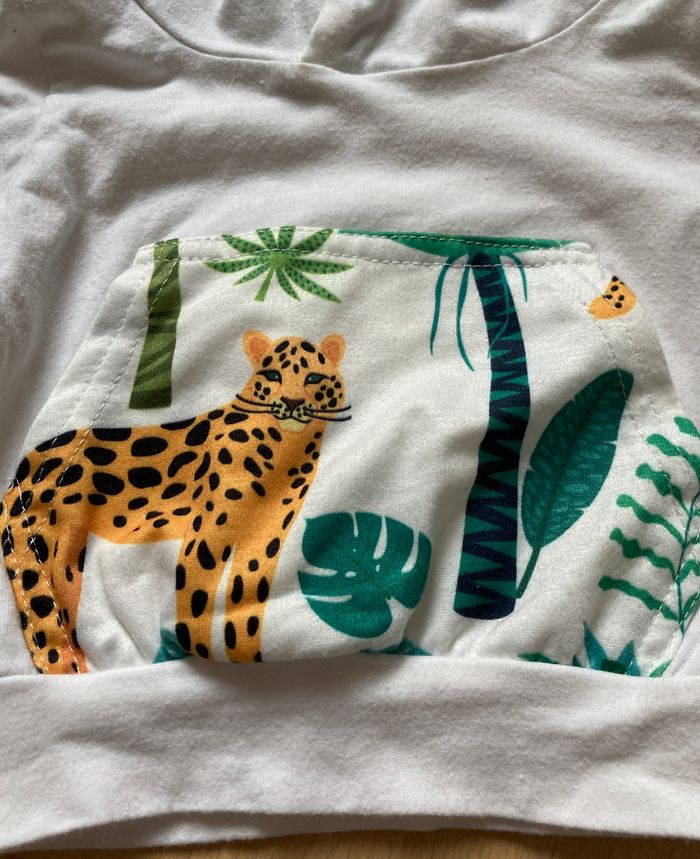 ensemble pantalon jogger et sweat à capuche motif jungle - photo numéro 3