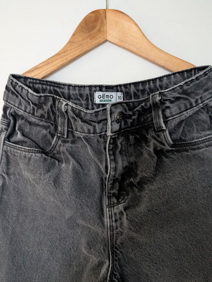 Jeans large Noir fille - photo numéro 4