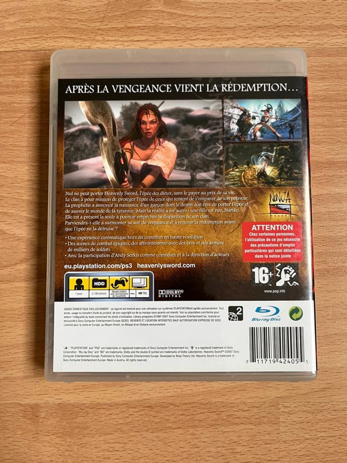Jeu ps3 heavenly sword - photo numéro 2