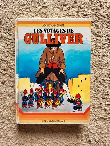 Livre ancien pour enfants "Les voyages de Gulliver" de Jonathan Swift - Nathan 1977
