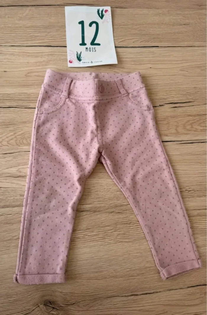 Lot de 6 vêtements bébé fille automne hiver  12 mois - photo numéro 5