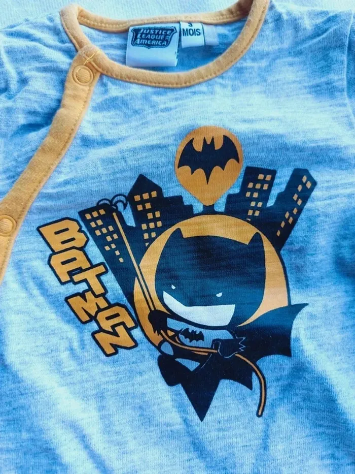 Pyjama Justice League America 3 mois - photo numéro 3