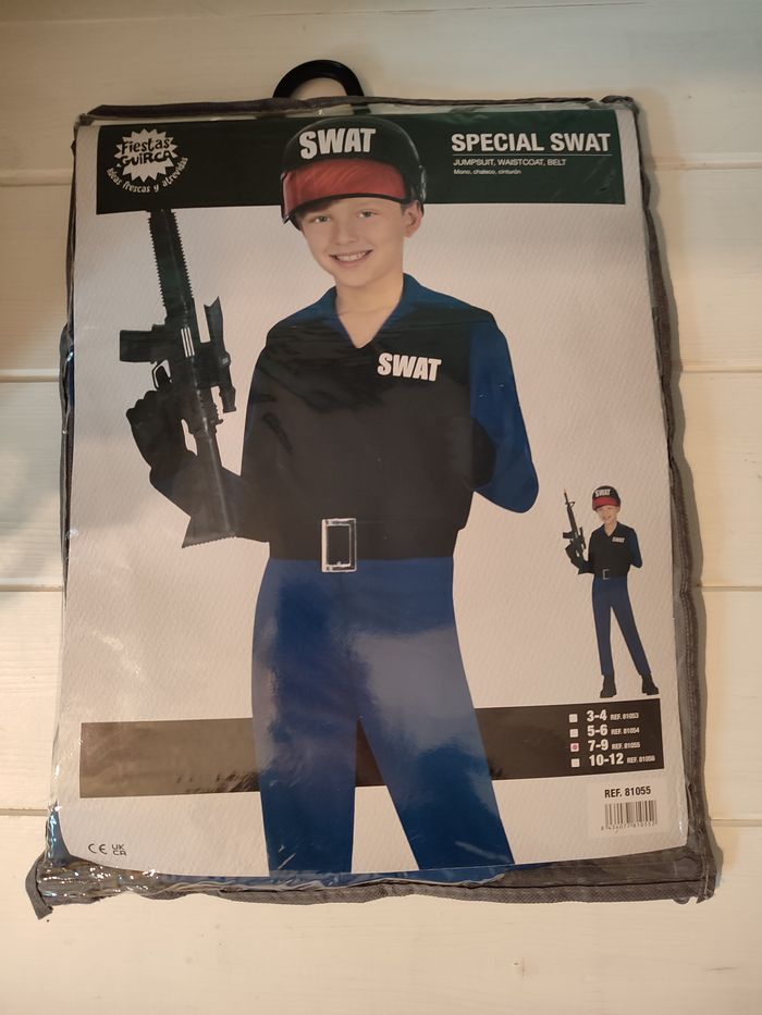 Déguisement Police SWAT 7-9 ans