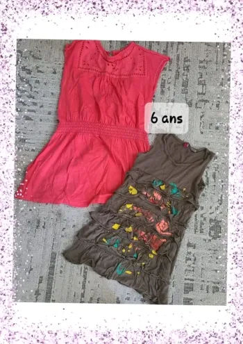 Lot robes 6 ans