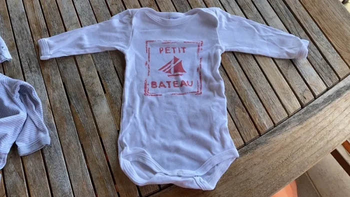 Lot de 4 bodys Petit Bateau - 3 mois - photo numéro 10