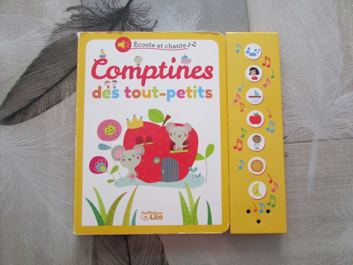 Livre sonore Ecoute et chante les Comptines des tout-petits