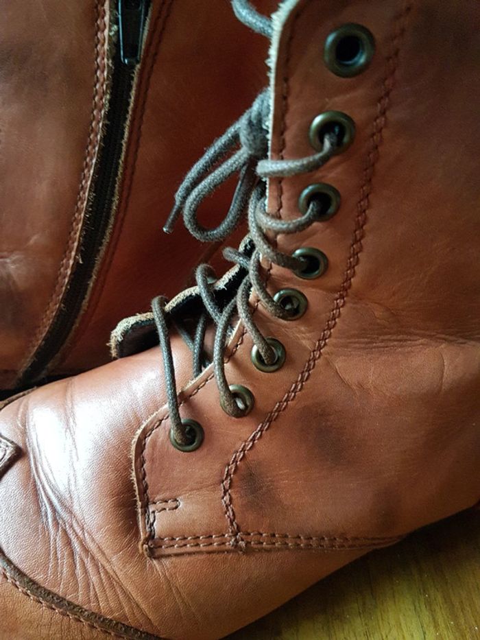 Bottines MEXX tout cuir 38 - photo numéro 8