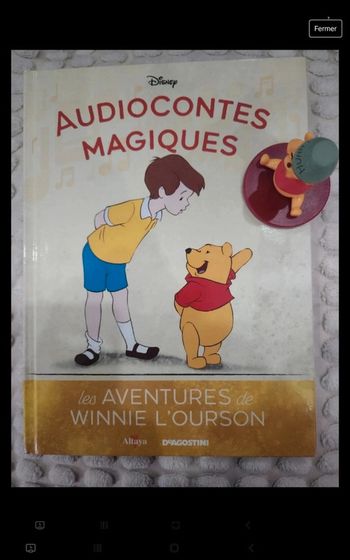 23ēme audioconte magique collection altaya deagostini livre et figurine disney audio conte