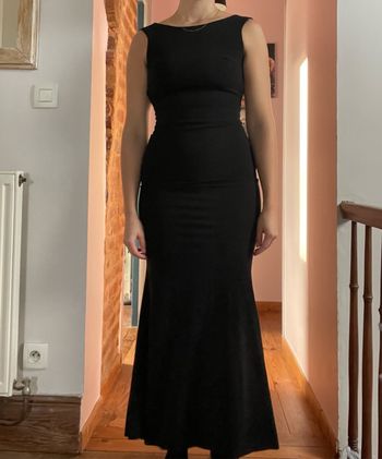 Robe longue de bal noire