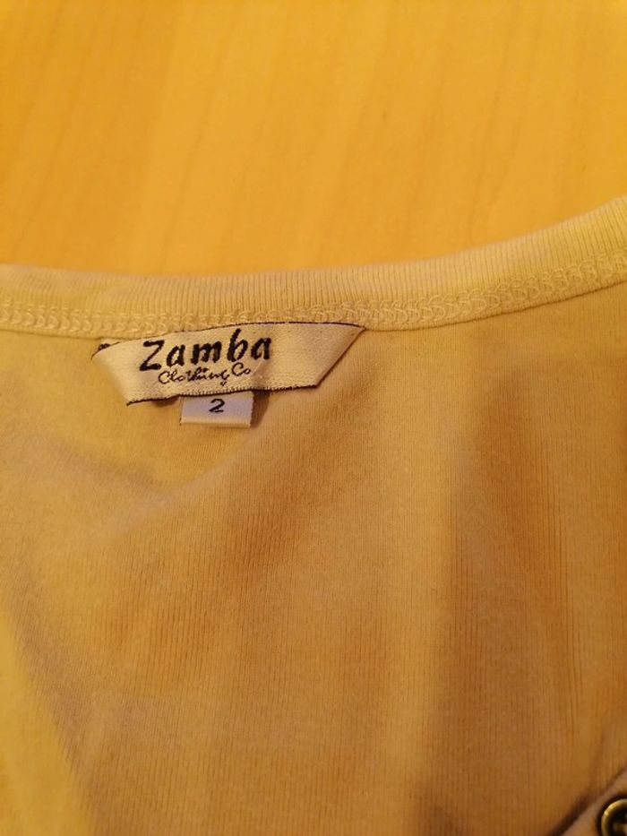 Tee shirt beige Zamba - photo numéro 3