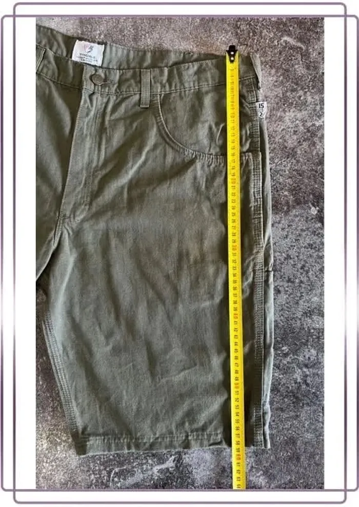Short cargo workwear homme Tyndale 38x30 Pantaloncini carpentiere uomo Zimmermannsshorts Herren - photo numéro 5