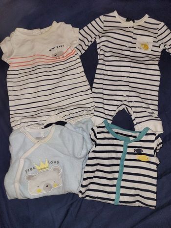 Lot vêtements 0mois