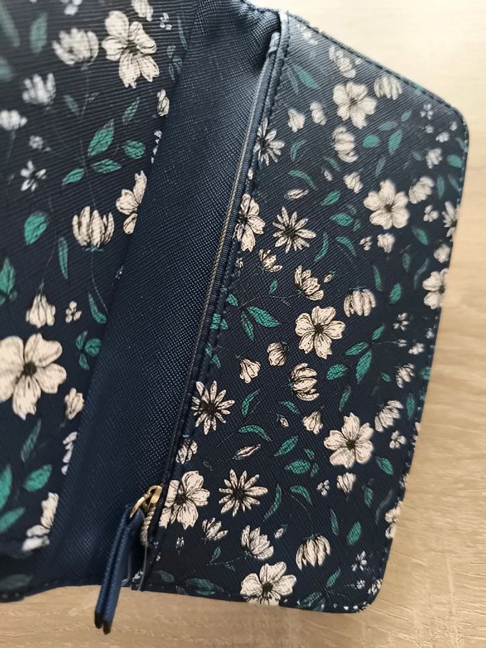 Portefeuille lulu castagnette fleuri - photo numéro 5